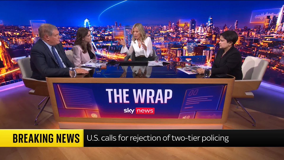 BREAKING: U.S. government calls for rejection of 'two-tiered policing' in the wake of Henry Nowak's murder In a post on X, the State Department wrote: "Ideological conditioning and two-tiered policing are glaring symptoms of civilisational decline." Watch the reaction on #TheWrap