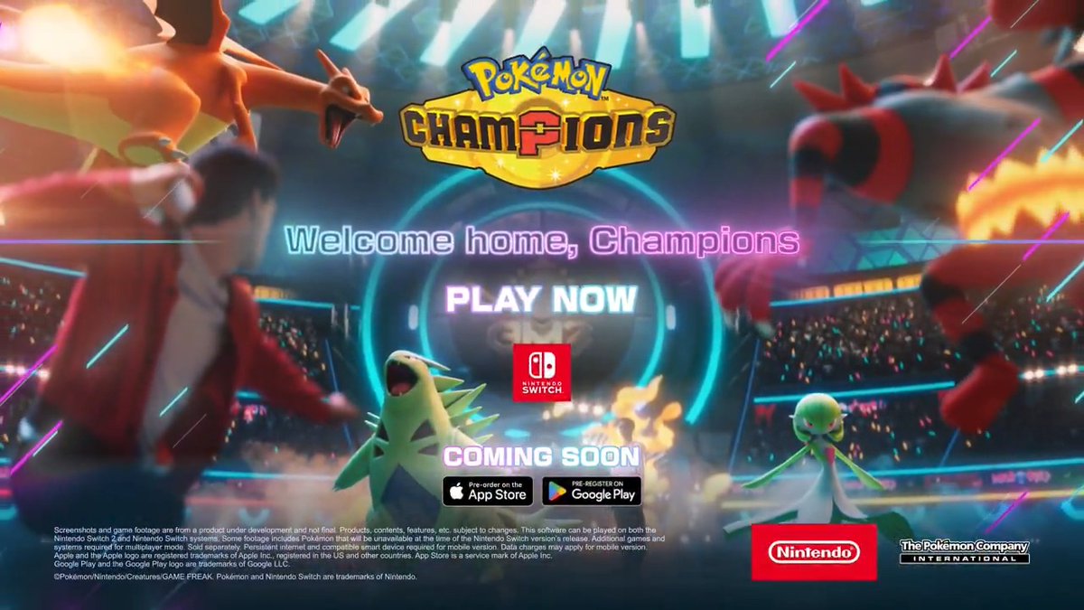 🏆 Take the Battle Arena with you when #PokemonChampions comes to iOS and Android on June 17!✨