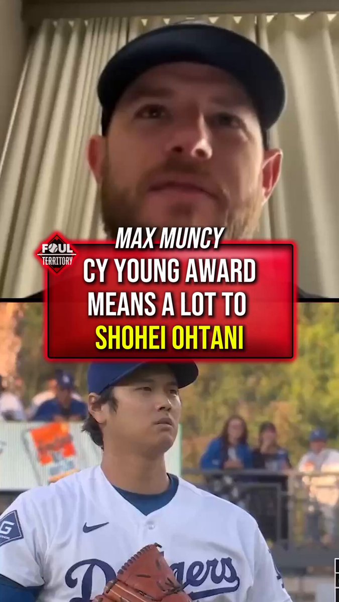 Will Shohei Ohtani win his first Cy Young Award this year? Max Muncy: "When he says he's going to do something, he generally does it." 👀