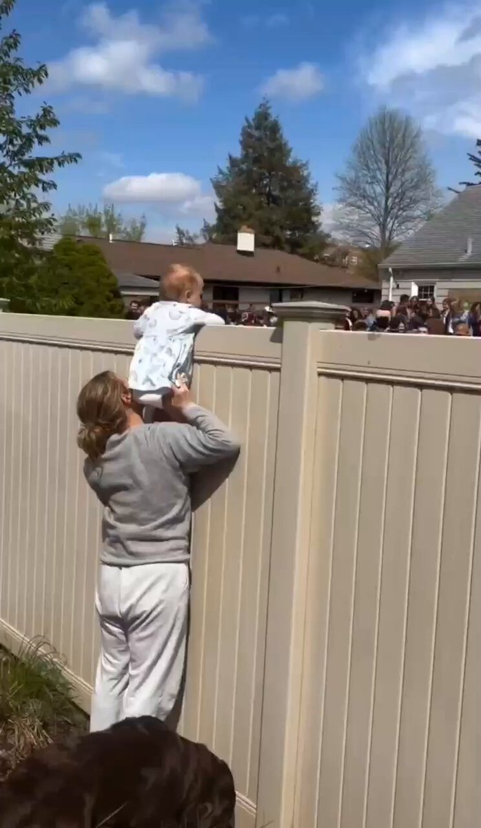 They found a way to make their neighbors' party more fun.