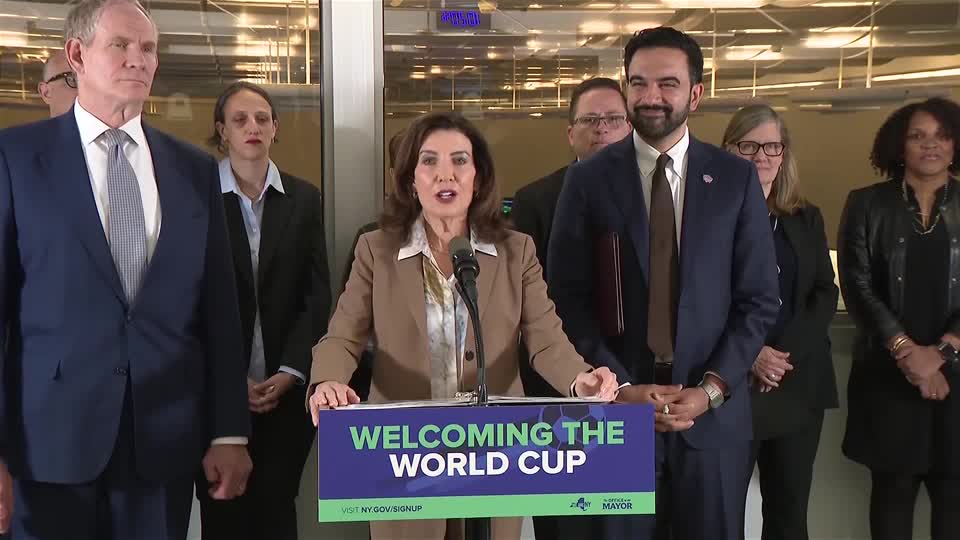 New York City leaders expressed confidence in handling World Cup crowds, unveiling transit upgrades and emergency measures ahead of the matches