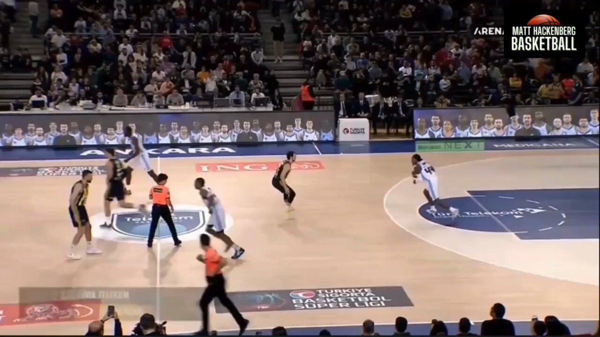 “Rocket” An advance pass out of the pick and roll to exploit hedging or trapping ball screen defense