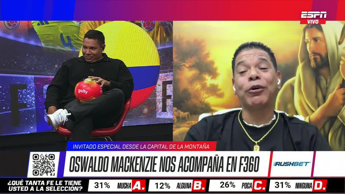 Oswaldo Mackenzie, invitado en #ESPNF360Colombia 🎙️: "Amo a las dos instituciones (Nacional y Junior), pero primero soy JUNIORISTA". ▶️ Mira #ESPNF360COLOMBIA en el Plan Premium de #DisneyPlus