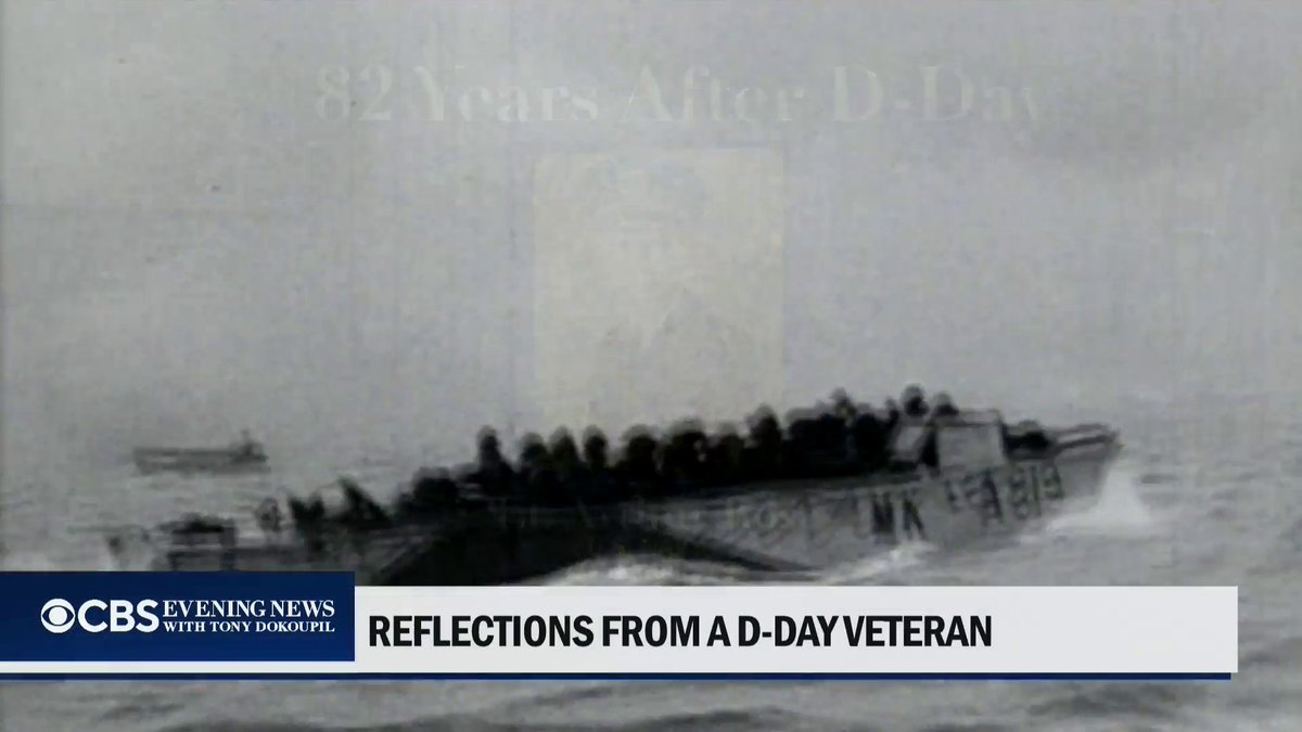 This weekend will mark 82 years since D-Day, the largest seaborne assault in history. @TonyDokoupil spoke with 107-year-old veteran Arthur Rose, who was a Navy lieutenant on that day. “I love America. I think it's the savior of the world,” he said.