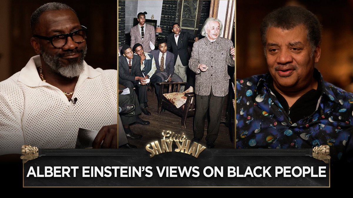 Neil deGrasse Tyson Shares Albert Einstein’s Views On Black People "When he was at Princeton, Marion Anderson came through town. She couldn't stay in the Nassau Inn, which is the hotel in town. He put her up, Black opera singer." - Neil deGrasse Tyson