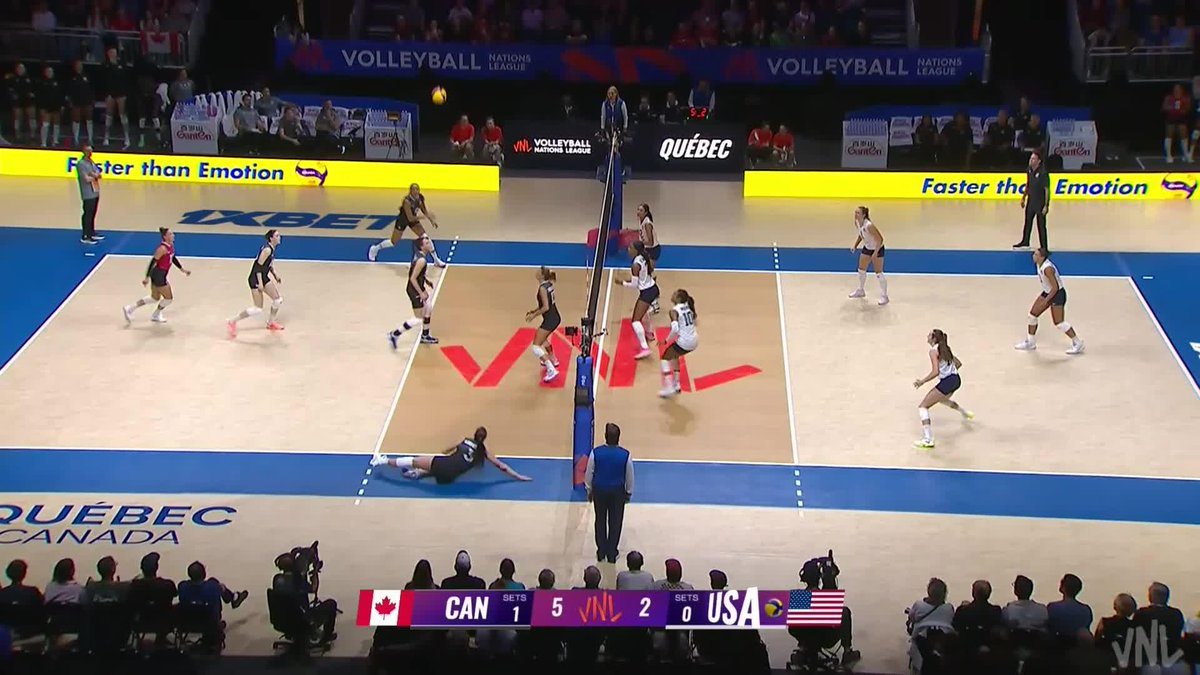 VAN RYK LEADING CANADA 🧱🇨🇦 10 points, 2 sets, 2–0 vs USA 🇺🇸 📺 Catch the action on VBTV: 🏐 #BePartOfTheGame #volleyball