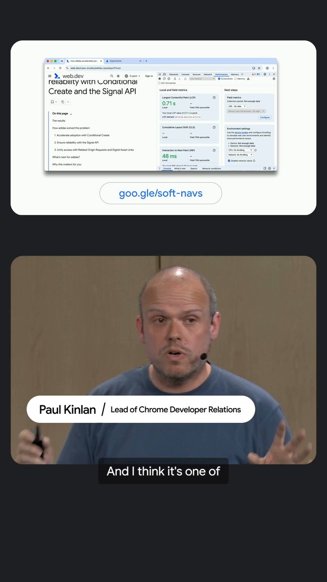 Make HTML the new JSON. Declarative Partial Updates let you render out-of-order HTML updates and build UI placeholders without JS. Plus, the new streaming APIs makes Island architecture a breeze by injecting HTML directly into the DOM. Available for testing since Chrome 148 →