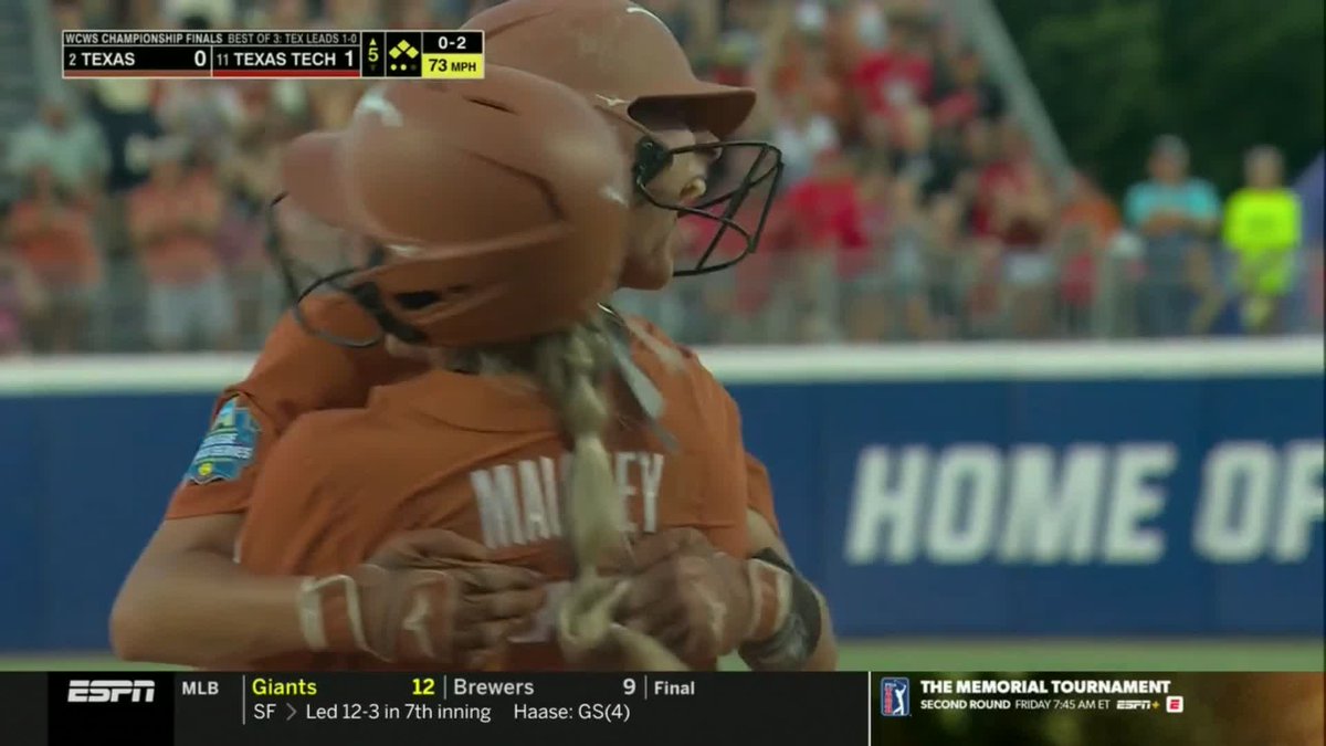 LONGHORNS TAKE THE LEAD ๐ค #WCWS x ๐ฅ ESPN / Texas Softball