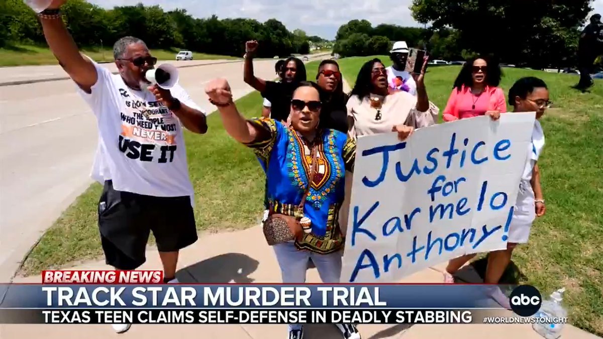 The murder trial of the Texas teen accused of stabbing fellow athlete, 17-year-old Austin Metcalf during a track meet is now underway. If convicted, Karmelo Anthony faces up to life in prison. Morgan Norwood has details.