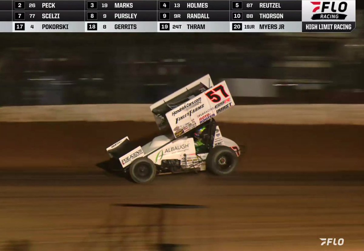 🏁 Three in a row for Kyle Larson this week with High Limit Racing, he wins at Gondik Law Speedway! #HighLimitRacing Roto-Rooter