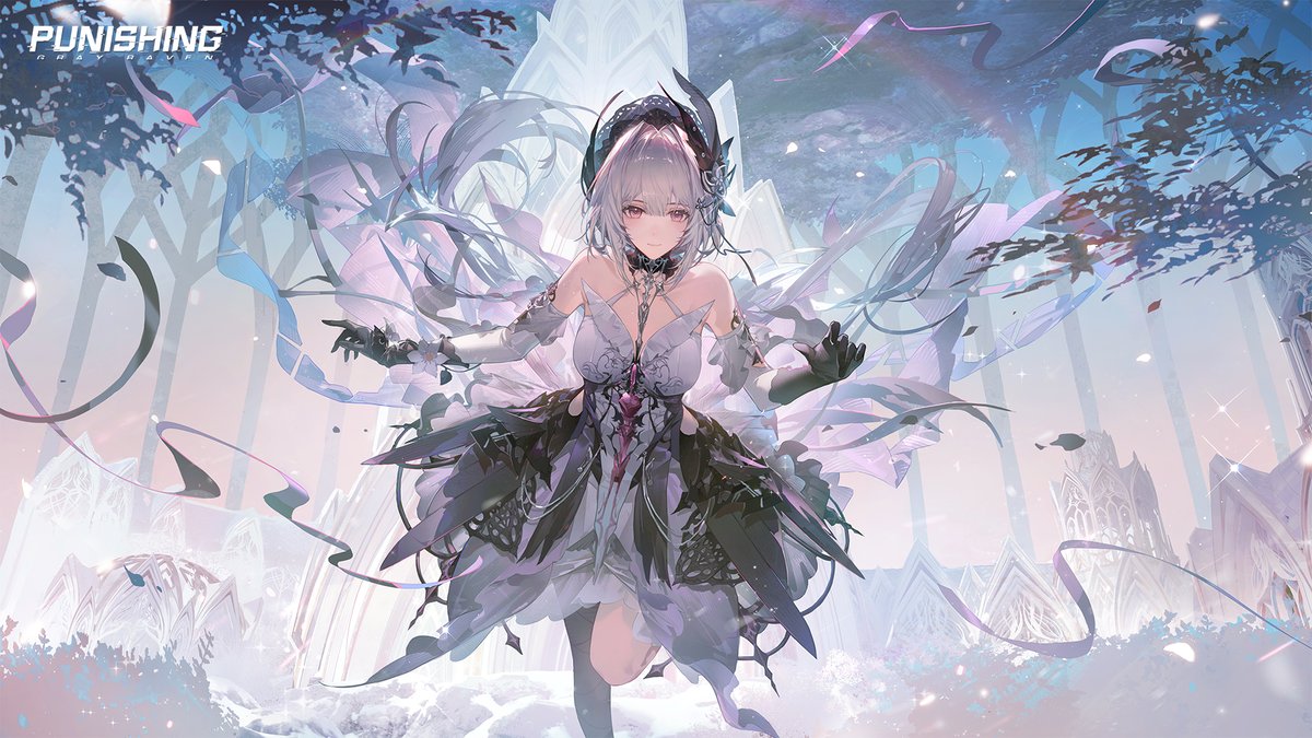 Punishing: Gray Raven | New SFX Coating: Fluttering Ballet PV Woven from dawn's first light and steeped in twilight's embrace, her dress gathers the final snowflake of winter with the tender bloom of spring. It is the faint ripple where a wing just grazed the water, the hush of a breath before wishes come true. With all her heart, the girl offers this dance to her destined one. Liv: Limpidity New SFX Coating [Fluttering Ballet] officially debuts today.