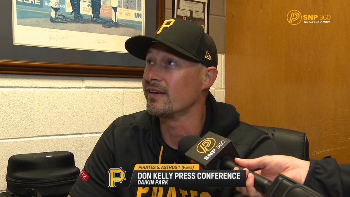 "I don't think it could've gone any better than the way it did. Score some runs, get up five, and Jared and Carm nailed it." 🤝 Don Kelly after the Pirates win ⬇️