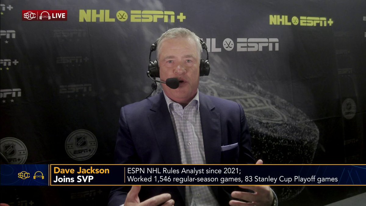 .Dave Jackson joins TJ Oshie and Scott Van Pelt to discuss Vegas' controversial no-goal call in Game 2 📝