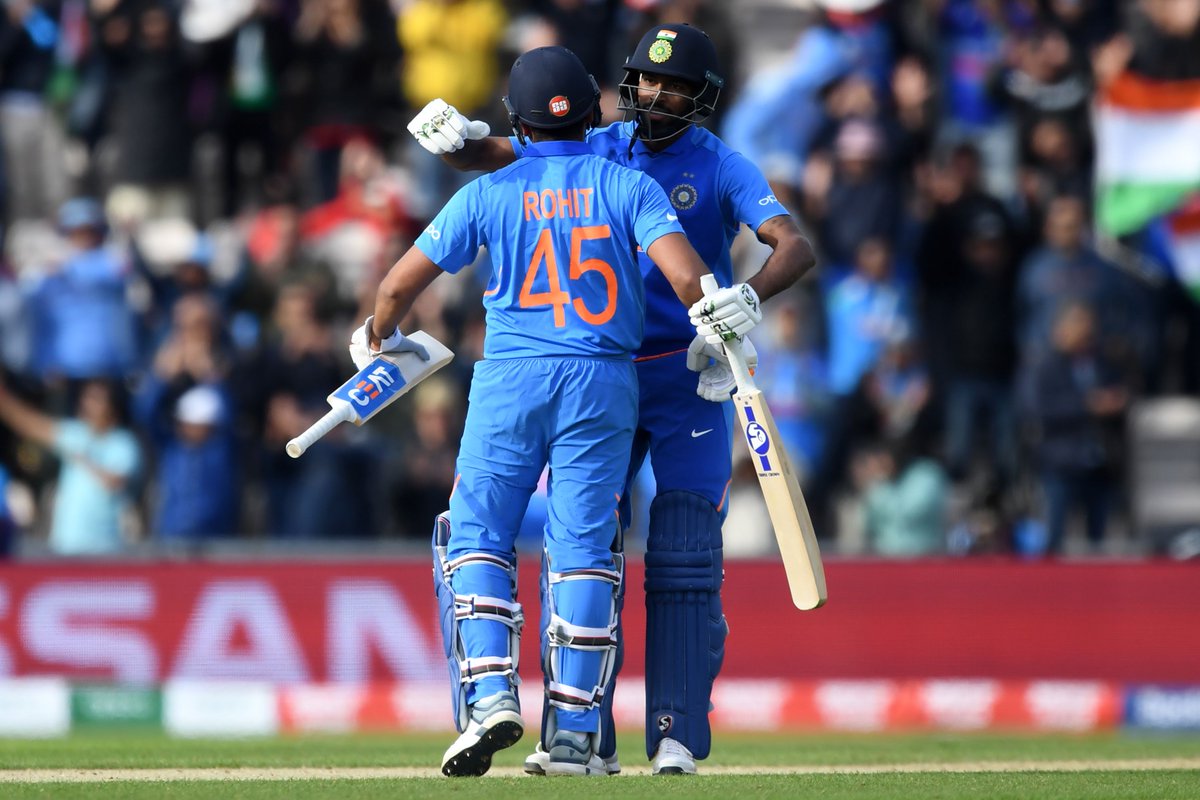 ROHIT SHARMA SPECIAL IN THE WORLD CUP 😍 - Rohit smashed an iconic Hundred against South Africa "OTD in 2019", he was the only batter to score 50+ in this game on a tough pitch.