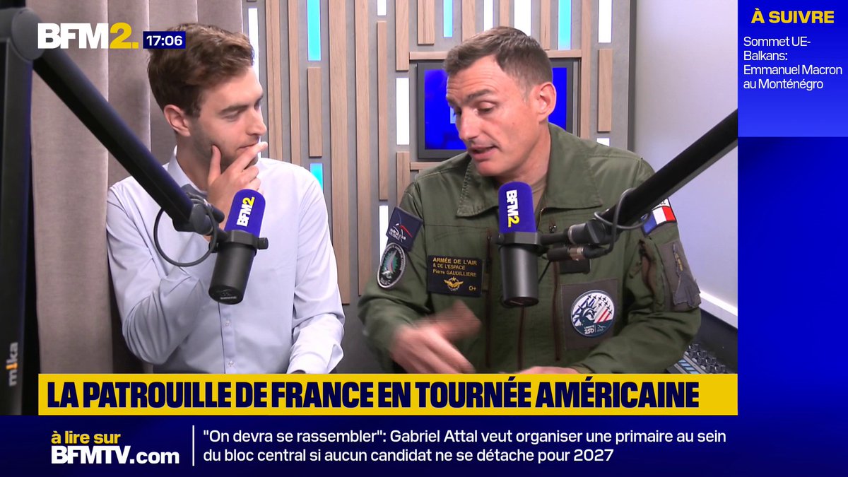 [ 🇫🇷 FRANCE | 🇺🇸 ÉTATS-UNIS ] 🔸 Le général Pierre Gaudillière, chef de la mission « Liberté 250 », affirme que les Américains « connaissent très bien leur histoire » et « savent que l’action des Français a été décisive », à l’occasion de la tournée de la Patrouille de France aux États-Unis.