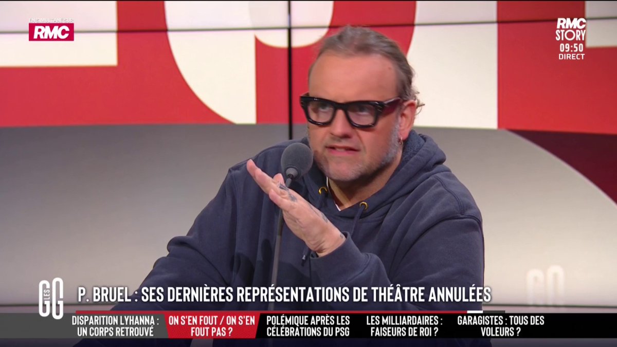 🔴 Patrick Bruel annule de nombreuses représentations 🗣️ La colère de Bruno Poncet : "Il y a deux solutions : Bruel est innocent et la justice, par sa lenteur, est en train de plier sa carrière, ou Bruel est coupable et n'a toujours pas été entendu au commissariat !" #GGRMC