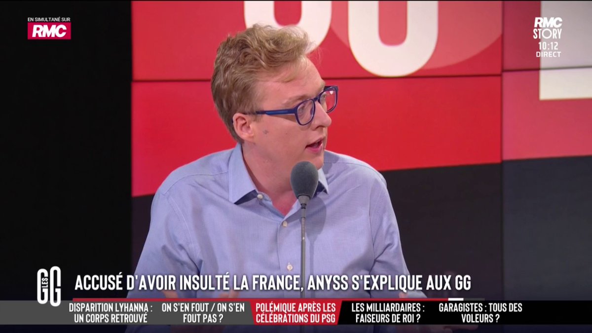 🔴 Antoine Diers face à Anyss, accusé d'avoir insulté la France 🗣️ "Dans une logique de provocation, vous cherchez à monter les gens les uns contre les autres au nom de leur couleur de peau, de leur origine... Vous alimentez un truc de guerre ethnique et raciale."