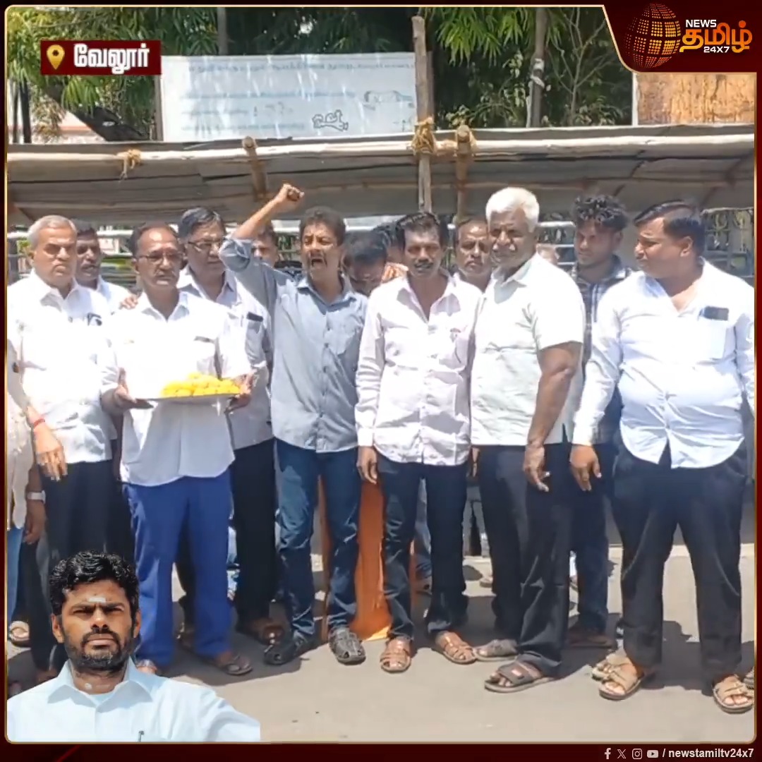 அண்ணாமலையின் புதிய கட்சி துவக்கத்திற்கான அறிவிப்பு - ஆதரவாளர்கள் பட்டாசு வெடித்தும் இனிப்பு கொடுத்தும் கொண்டாட்டம் #Annamalai #NewParty #BJP #Resignation #NitinNabin #TamilNews #NewsTamil24x7c
