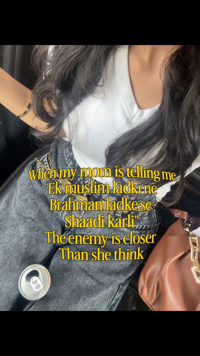 Muslim girls posting about being in relationship with a Brahmin guy without the knowledge of her mom