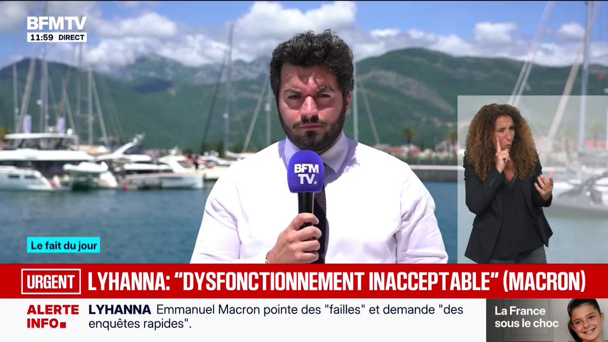 Disparition de Lyhanna: pour Emmanuel Macron, "il est clair qu'il y a eu un dysfonctionnement" de la justice