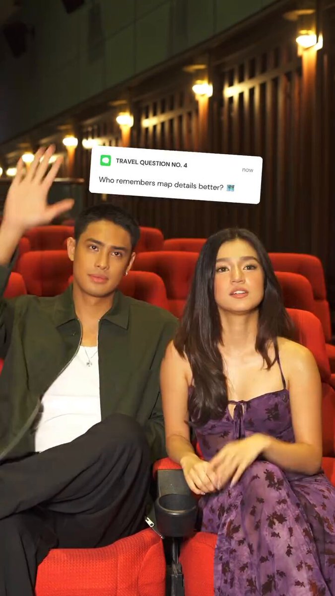 “i navigate!” 🤭 so funny naman these two. okay lang ‘yan belle, ang hottie kaya when a man knows his way around kapag nag-ro-roadtrip kayo! #TayoSaWakas #DonBelle