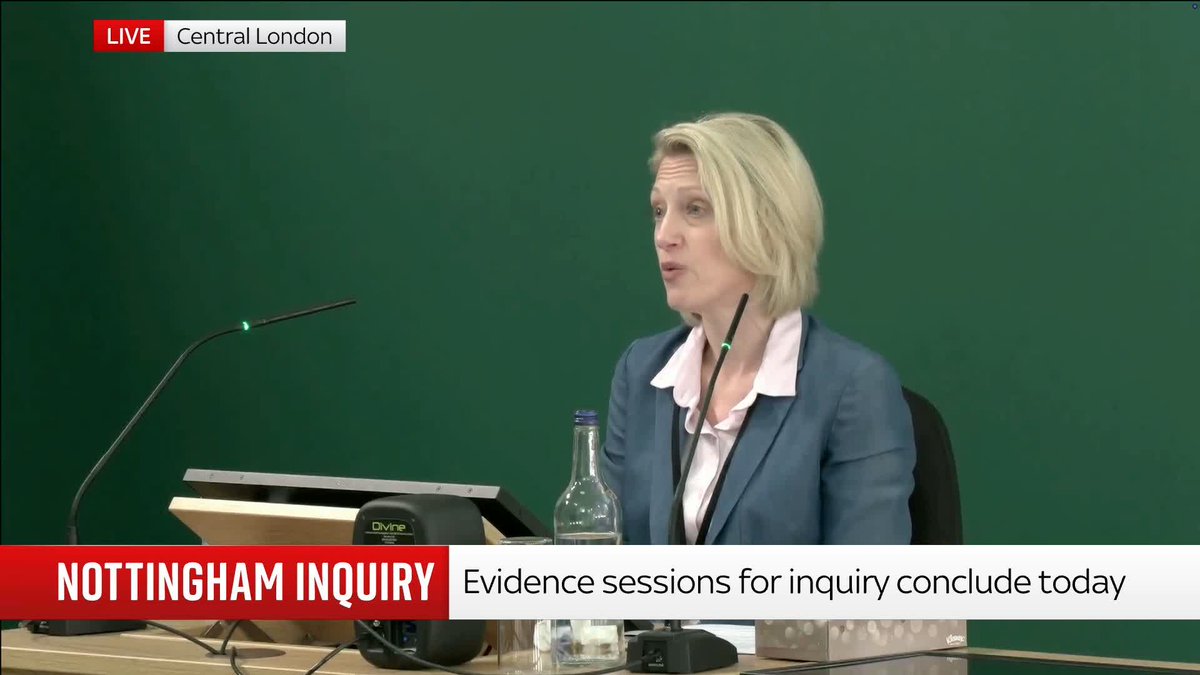 BREAKING: Speaking at the Nottingham Inquiry, victims' commissioner Claire Waxman says mental health tribunals 'lack openness and transparency'. 📺 Sky 501