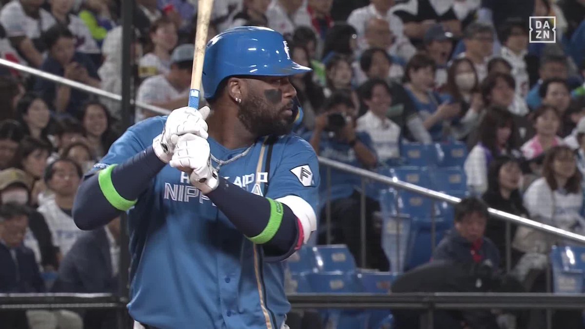 一体どこまで… レイエス 衝撃の同点打! スワローズの勝ち頭 山野からの一発! ⚾️ヤクルト×日本ハム #lovefighters #だったらDAZN