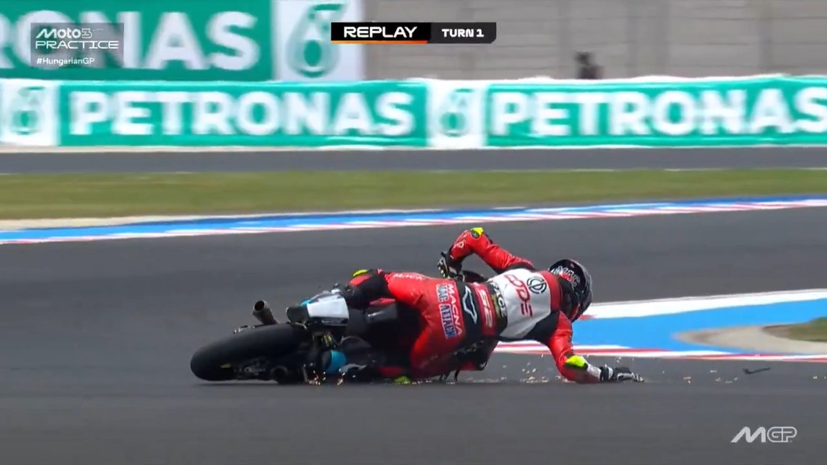 Cormac Buchanan has gone down at Turn 1 👀 #HungarianGP 🇭🇺
