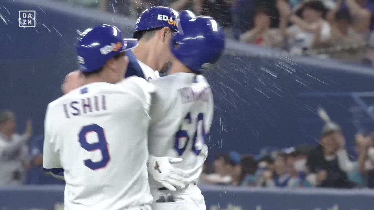 歓喜の右打ち ベテランは頼りになる 阿部寿樹 サヨナラタイムリー ⚾️中日×西武 #dragons #だったらDAZN