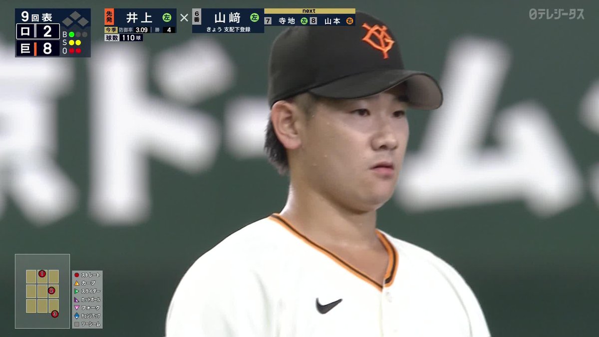 悔しさも残るプロ初完投勝利 井上温大が三振で締めくくる 球数:111 安打:7 三振:7 四死:0 失点:2 ⚾️巨人×ロッテ #ジャイアンツ #だったらDAZN