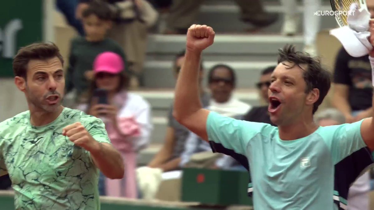LA VENA DE MARCEL 🗣️ Granollers y Zeballos eliminan a Bolelli/Vavassori en dos sets y defenderán el título en París en su sexta final de Grand Slam. #RolandGarros