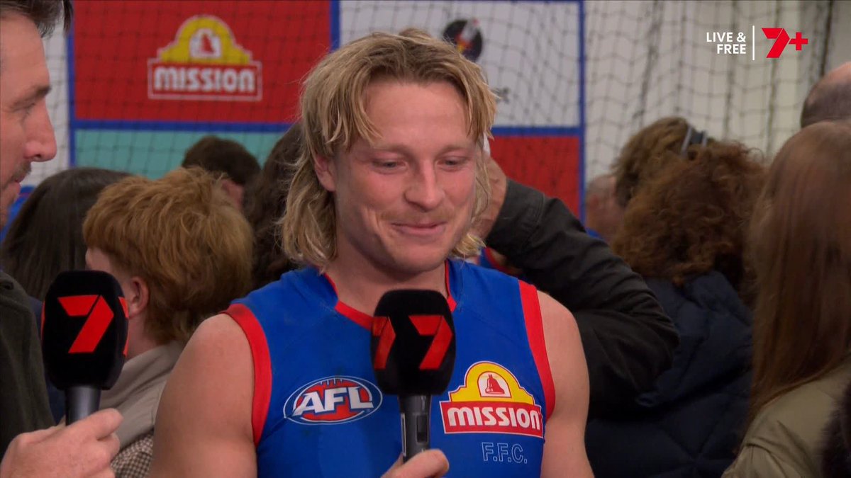 "I haven't actually reflected much because I feel like I'll get a bit emotional." 🗣️ Cody Weightman on his return to AFL footy