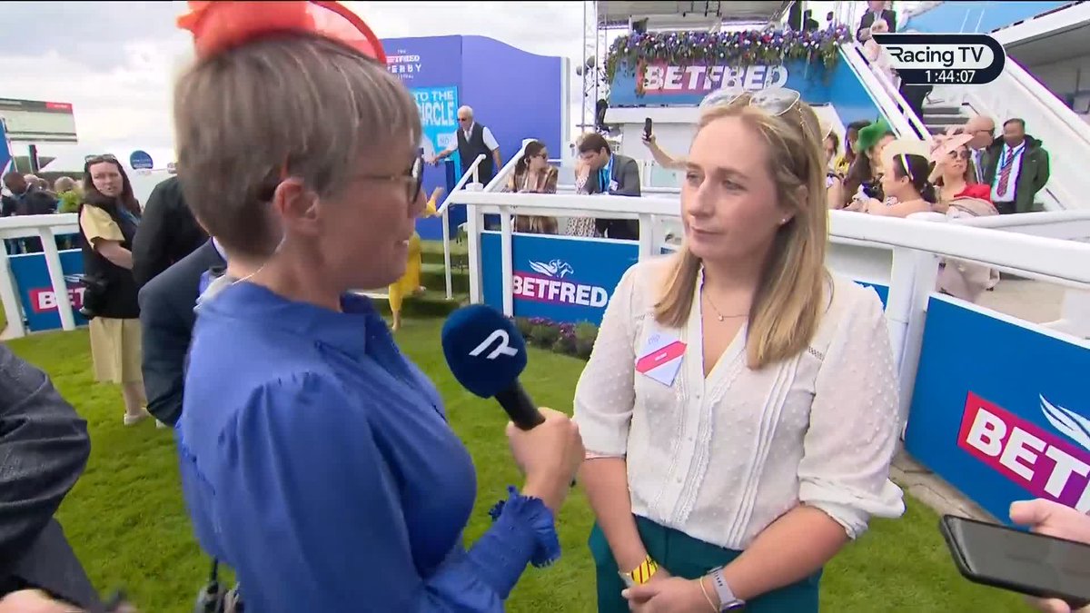 🗣️"To have a winner here today is massive." A huge result for Katie Scott Racing after Naana's Shadow stormed clear in the 3yo Dash on Oaks day Epsom Downs Racecourse