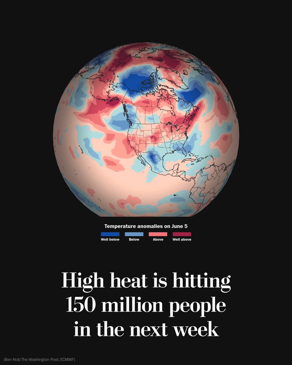 It’s been a cool start to June, but that’s about to change. A heat wave will bring record-breaking temperatures from New England to the Mid-Atlantic, with highs reaching the 90s. A super El Niño could lead to a record warm year in 2027, scientists say.