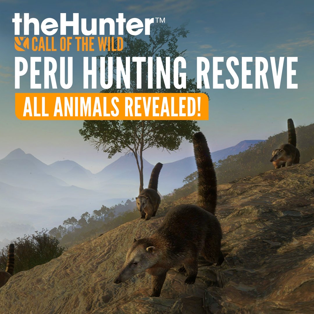 10 new animals coming to Peru Hunting Reserve. 14 in total. What are you hunting first?