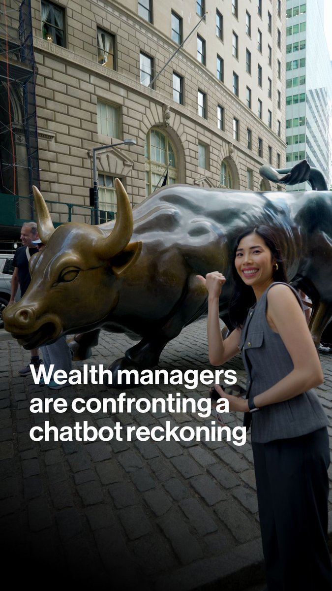 Old-school wealth managers look more vulnerable to AI disruption than perhaps any other professionals in financial services. Bloomberg's Isabelle Lee explains