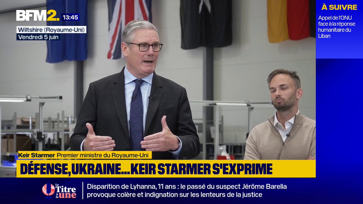"C’est notre évaluation des renseignements, ainsi que celle d’autres pays de l'Otan, qu’il pourrait y avoir une attaque de la Russie contre l'Otan dès 2030", déclare Keir Starmer #BFM2