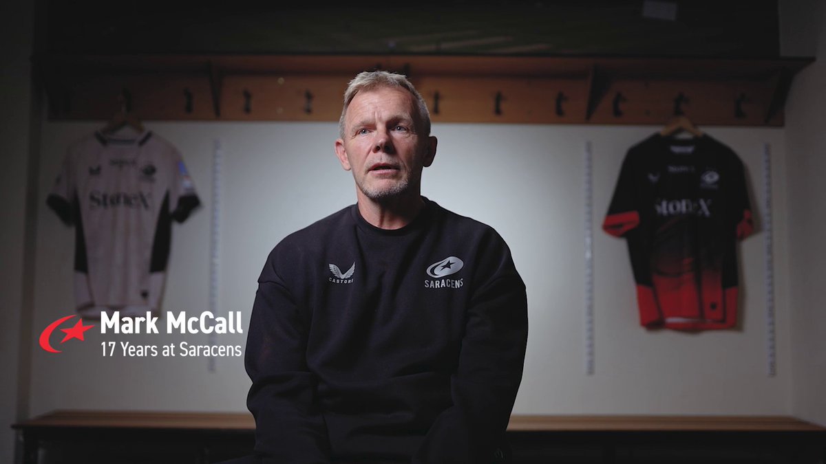 “It’s how many good people I’ve worked with, and how many things we’ve shared together.” After 17 years at Saracens Rugby Club, DOR Mark McCall looks back on his time at the club ❤️ An incredible journey that could still end in glory ✨