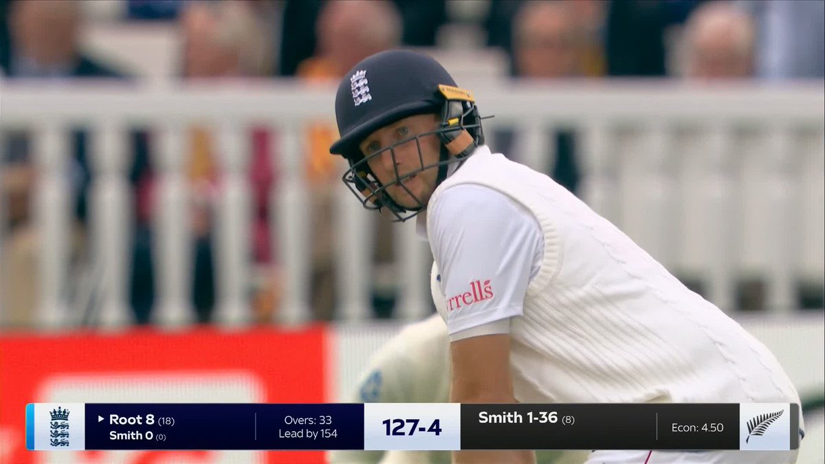 Mere minutes after Harry Brook's dismissal, Joe Root follows him to the pavilion! What a passage of play this is for New Zealand 🔥