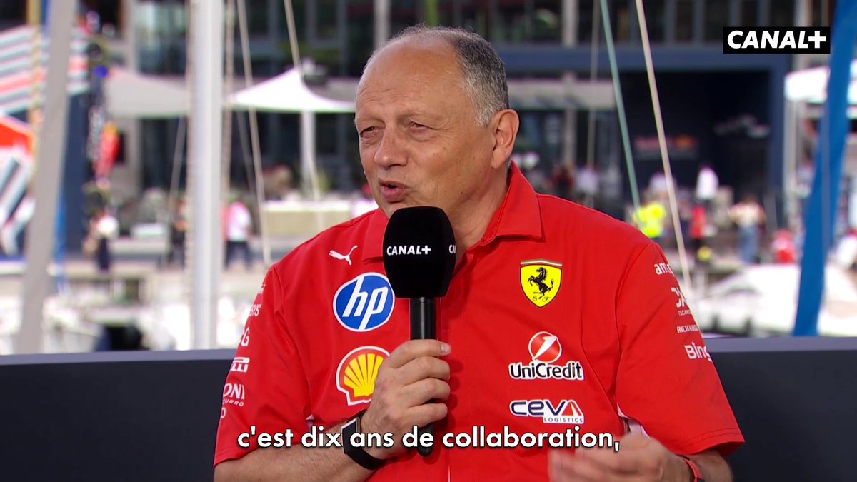 "Je suis persuadé que Charles est le bon cheval" 🐎 Fred Vasseur s'est livré sur la prolongation de Charles Leclerc, juste après la première séance d'essais du week-end 📺 #MonacoGP | #F1