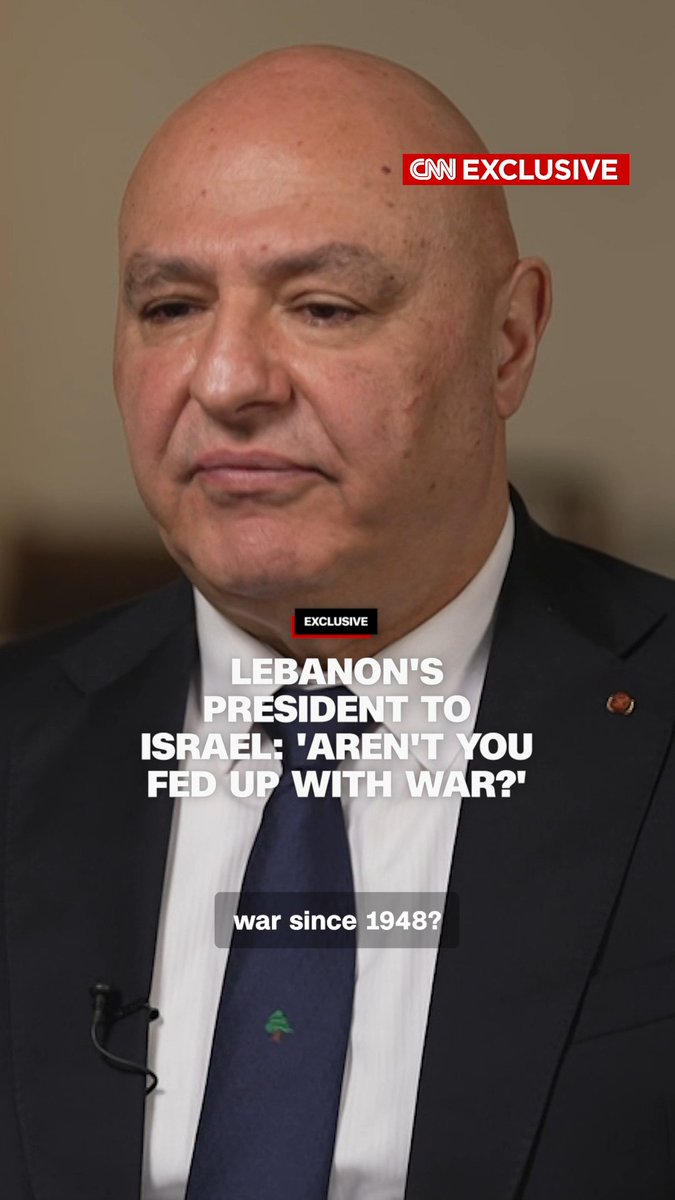 Lebanese President Joseph Aoun shares his message to Israel in an exclusive interview with CNN’s Christiane Amanpour. Follow live updates: