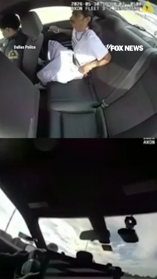 A routine traffic stop spiraled into chaos when a handcuffed suspect slipped his restraints and commandeered a Dallas police cruiser with an officer in the back seat. Officers initially stopped the car to further restrain the 37-year-old Stacey Huffman after he removed his seatbelt and tried to open the locked rear door. Bodycam video shows once the officers stepped out of the vehicle, Huffman climbed into the driver’s seat and sped away. The suspect eventually bailed out of the car after being tased, jumping from the vehicle while still traveling around 50 mph. Authorities say Huffman had already been arrested before turning the police SUV into a getaway car, and he now faces a new slew of charges.