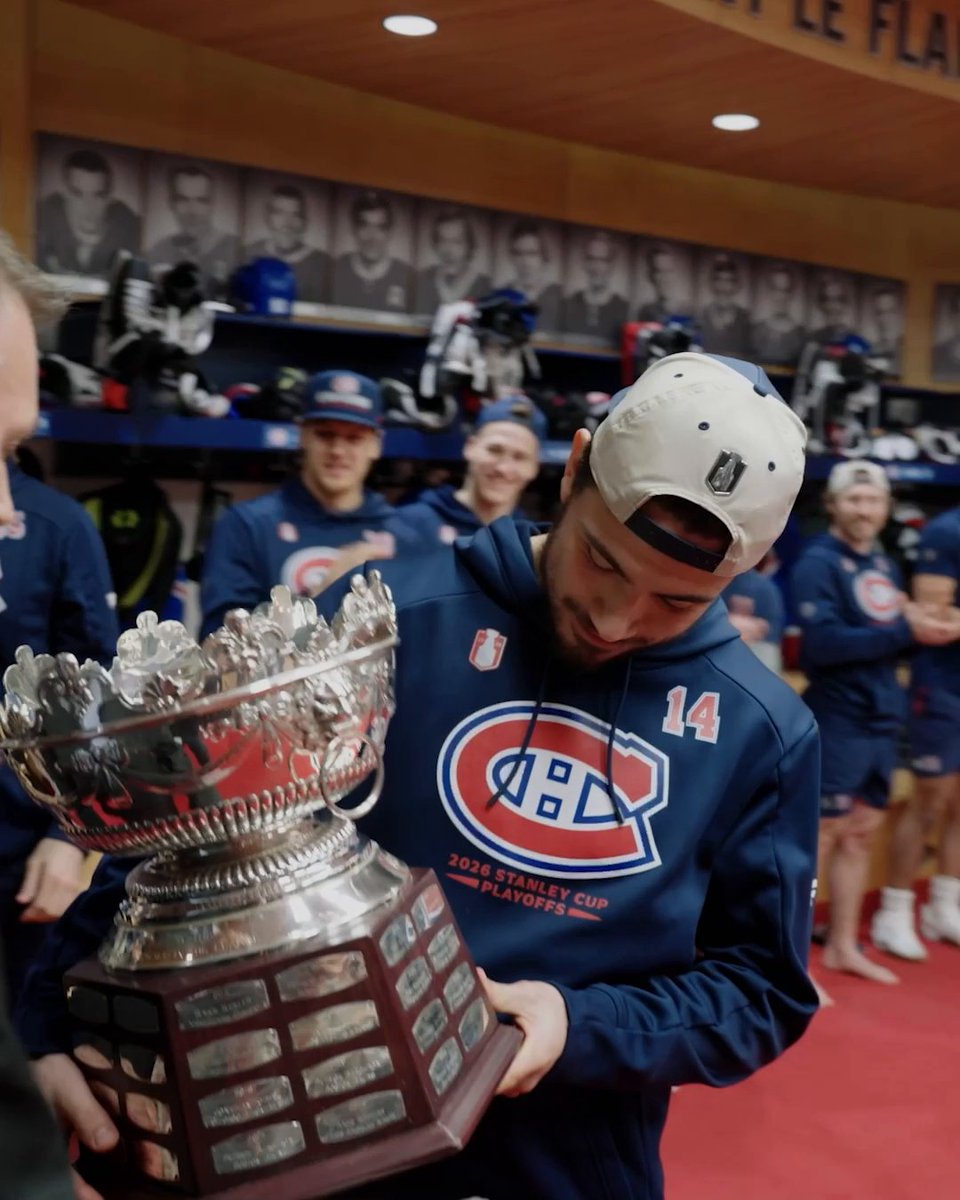 TWICE AS NICE 🏆🏆 #NHLAwards Nick Suzuki surprised Cole Caufield with the Lady Byng Memorial Trophy before Caufield surprised Suzuki with the Frank J. Selke Trophy. 😂 The Lady Byng Memorial Trophy is awarded for sportsmanship and gentlemanly conduct and the Frank J.Selke Trophy is awarded to the top defensive forward.