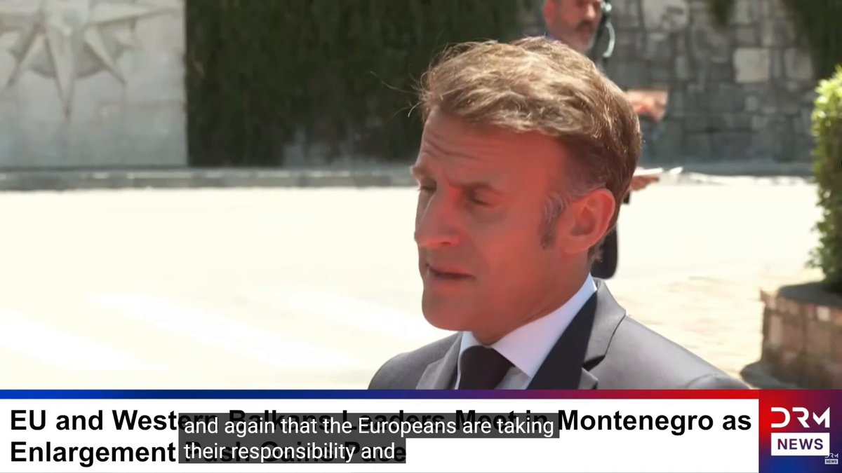 Macron: Collective pressure now needed on Russia, and offer that once existed, which was made neither by Europeans nor by Ukraine, which required Ukraine to withdraw from Donbas, must no longer be on the table today, given reality on the ground. This must be stated everywhere.