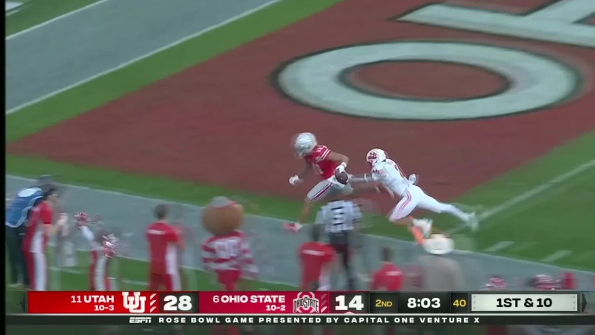 𝟓. Second TD in 2022 Rose Bowl Game 𝟒. 3rd-&-19 highlight grab at Michigan Relive JSN's 5️⃣ favorite plays at Ohio State Football 👇