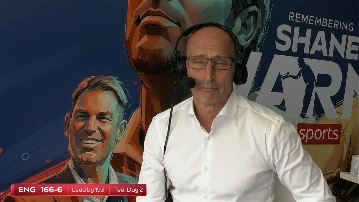 "This ground has got SO MUCH going for it... but the bit in the middle is the most important, and it's not good enough." 😬 Nasser Hussain not holding back on this Lord's pitch...