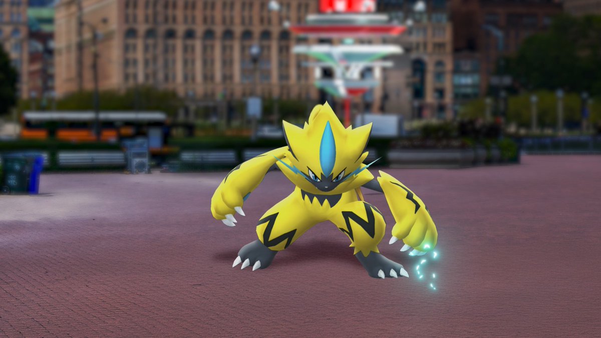 Clock that speed! 🤏⚡ Zeraora has arrived to #PokemonGOFest2026: Chicago 🏙️ 📍 Chicago, USA