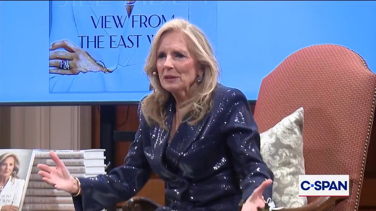 From Wednesday, Dr. Jill Biden on former Biden Staffer Andrew Bates' criticism: "Call me up and say it to my face, buddy."