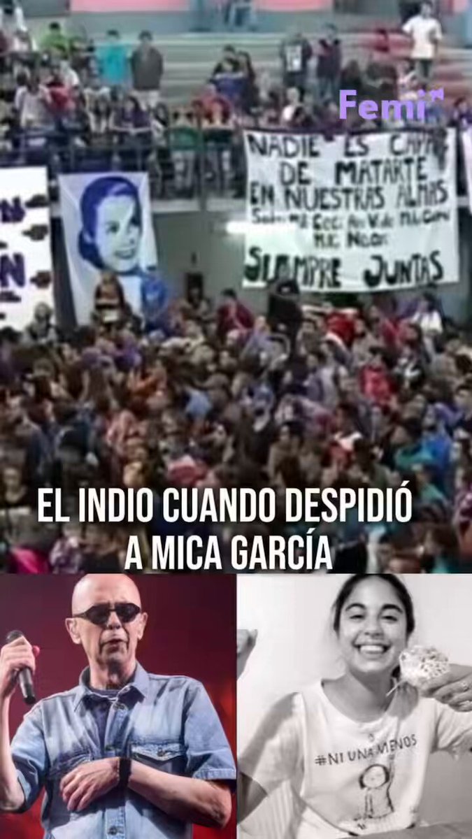 “Como siempre los buenos se van antes, ¿no? Quedamos nosotros acá para sembrar la semilla de lo que hacen los buenos", con esas palabras el Indio Solari se despedía de Mica García. Nos quedará la tarea de seguir sembrando sus semillas.