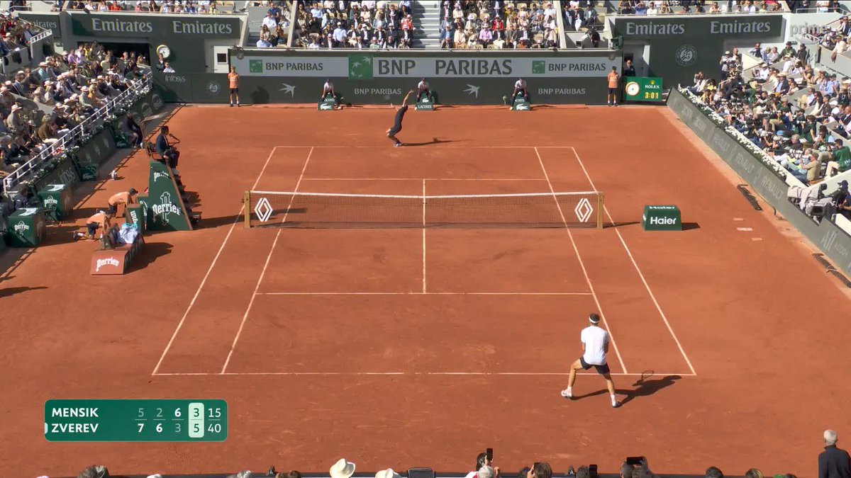 Pour la quatrième fois, Alexander Zverev est à un match de son premier titre en Grand Chelem : 🇺🇸 US Open 2020 : ❌ (Thiem) 🇫🇷 Roland-Garros 2024 : ❌ (Alcaraz) 🇦🇺 Open d’Australie 2025 : ❌ (Sinner) 🇫🇷 #RolandGarros 2026 : ❓